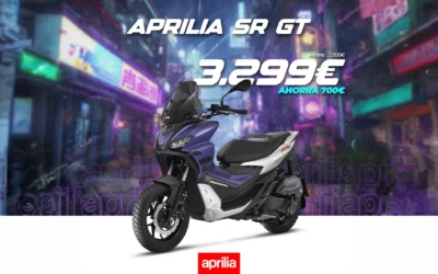 -700€ en tu nueva APRILIA SR GT 125
