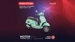 Vespa GTS 300 nominada a los motor awards